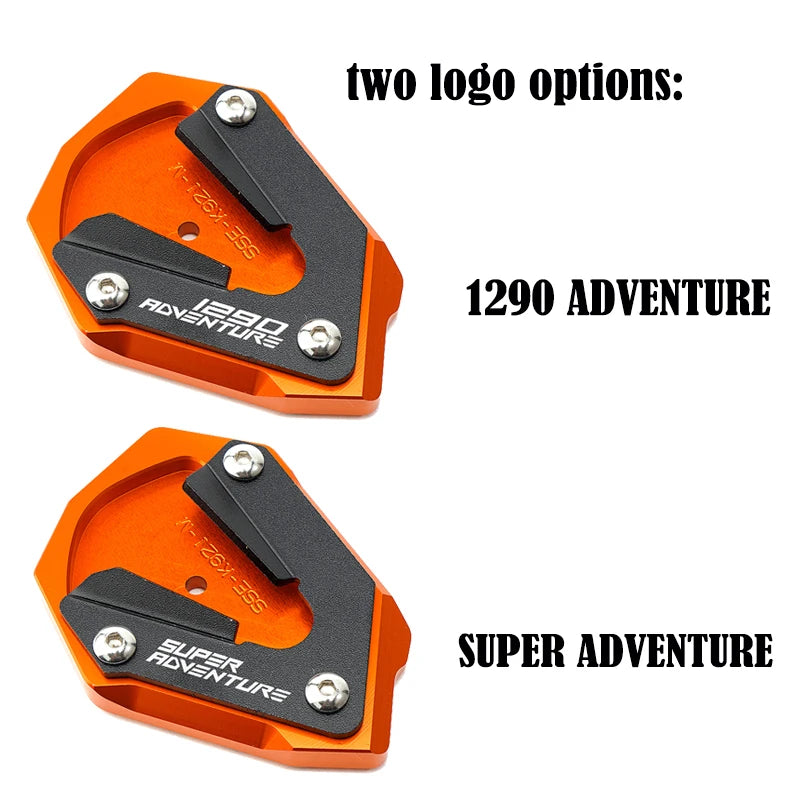 For KTM 1290 SUPER ADVENTURE S 1290 SAS 2021 2022 2023 Motorcycle Accessories Valve Caps Kickstand Foot Pad Side Stand Extension