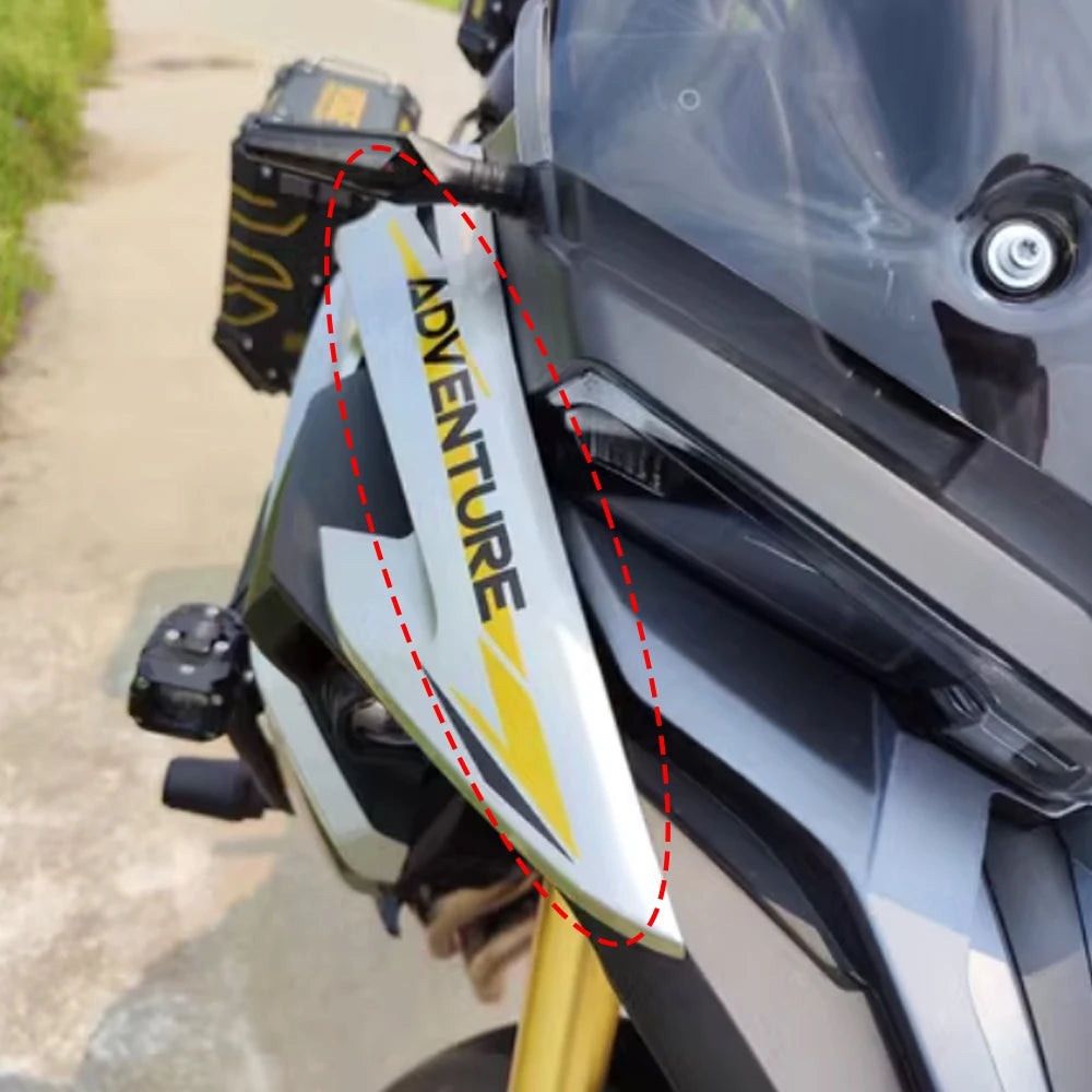 For VOGE DS525X DS 525X DSX525 525 DSX Motorcycle Front Lip Personalized Decorative Sticker Birdmouth Flower Front Mouth Sticker