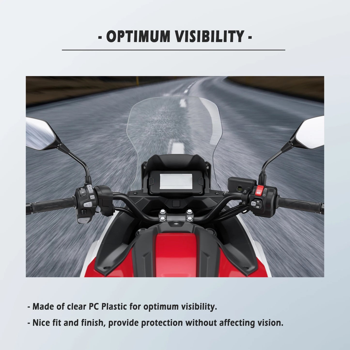 For Honda NC750X 2021-2023 Touring Windshield Windscreen NC 750X NC 750 NC750 X Motorcycle Accessories Wind Deflector Shield Kit