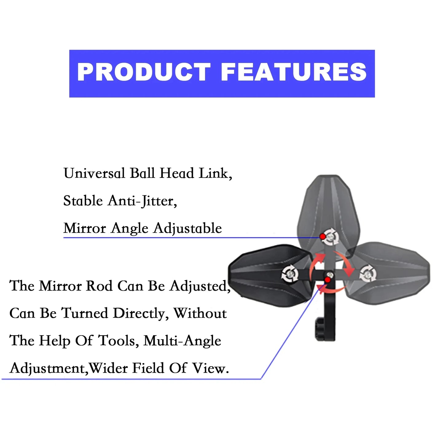 800NK ACCESSORIES FOR CFMOTO 800 NK 2023 MOTORCYCLE MIRRORS Motorsport Bicycle Rear Side Mirror Grips NK 800 Handle Mirror