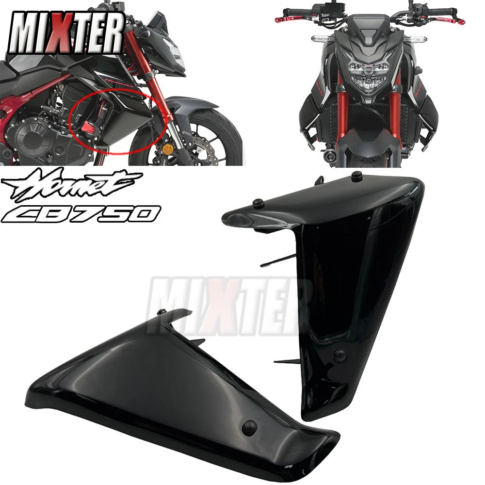 Motorcycle Sport Downforce Naked Side Spoilers Aerodynamic Wing Deflector Fits For HONDA CB750 HORNET 2023 2024 CB 750 2023 2024