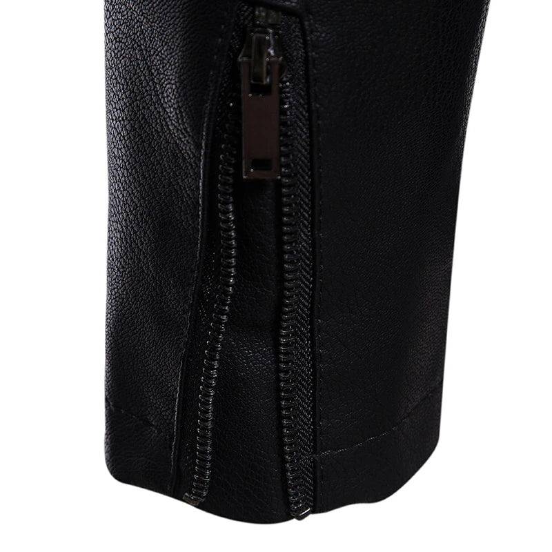 Vintage Classic Brown Leather Jacket Men High Quality Genuine Leather Spring Fall Thick Outdoor Coat Windproof Warm Thick Male