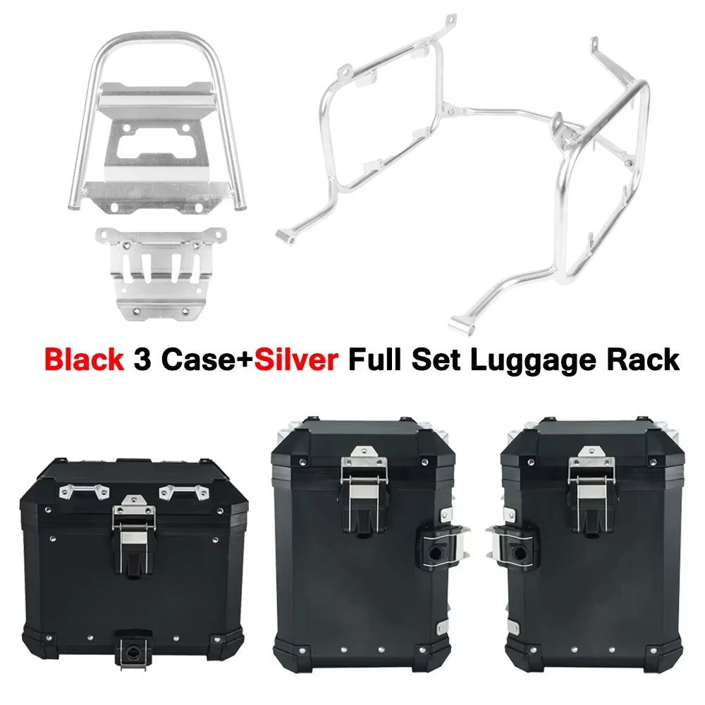 Motorcycle Aluminum Box Pannier Saddlebag Top Case Luggage Rack For Honda XL750 Transalp XL 750 2023 2024 Tail Side Box Bracket