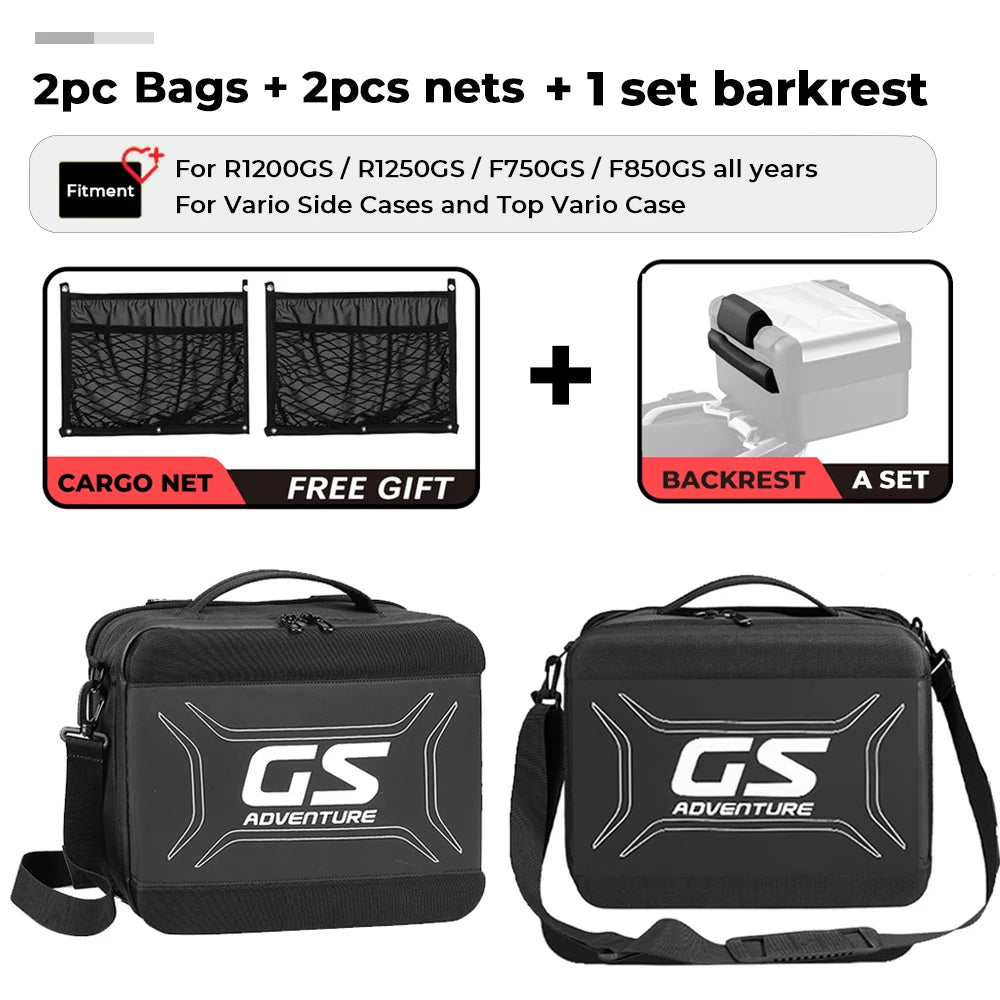 2024 For BMW R1250GS F850GS F750GS Adventure Top Case Inner Luggage Bag for F850GS F750GS LC Luggage Bags Vario Case Inner bag