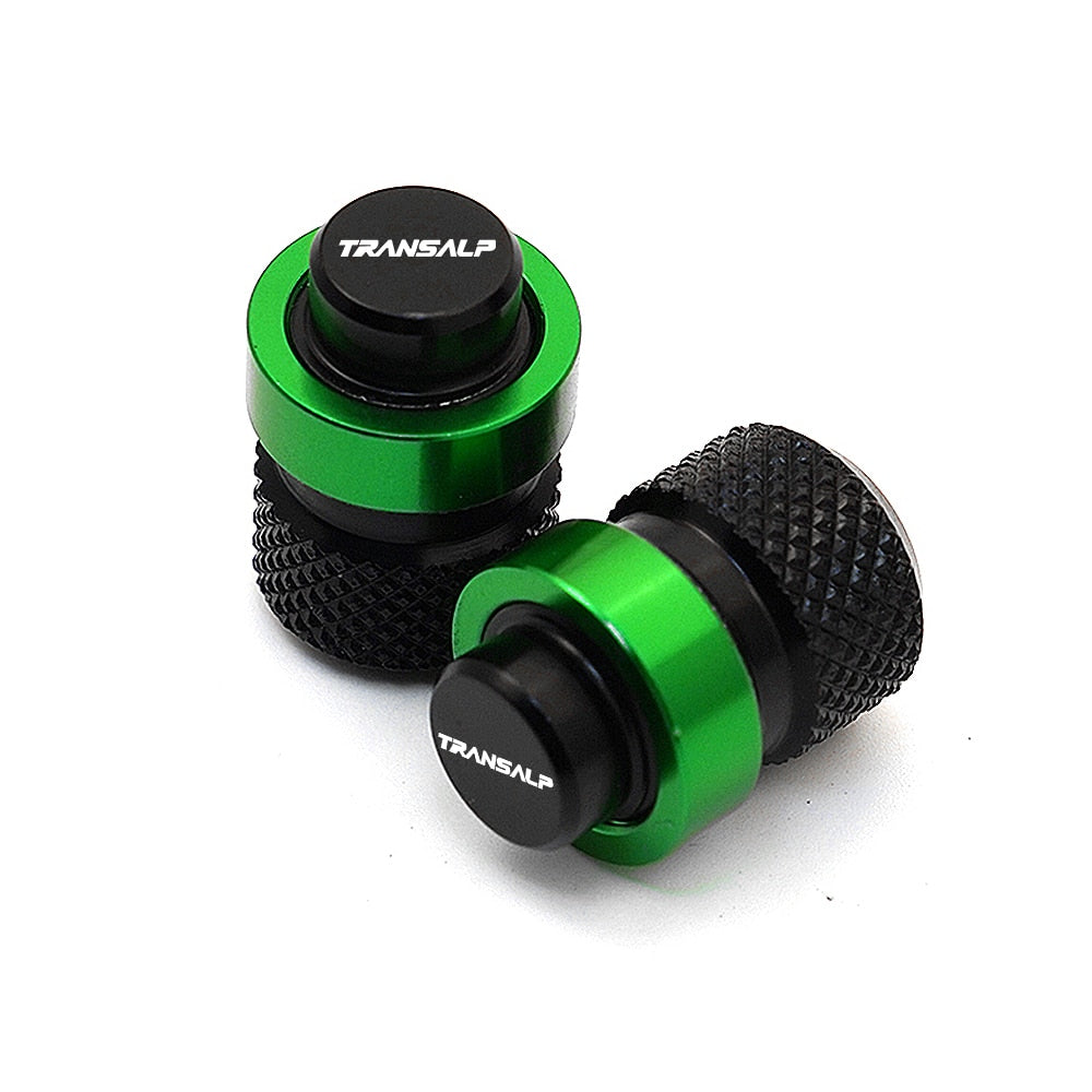 Motorcycle Accessorie Wheel Tire Valve Stem Caps For HONDA TRANSALP 600 650 700 XLV Transalp CNC Airtight Covers new motorbike