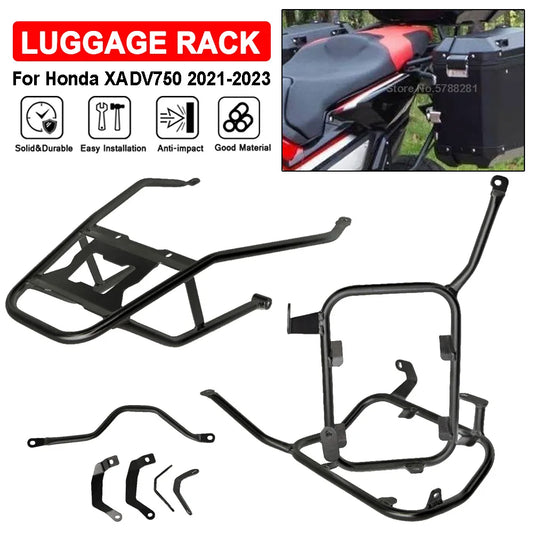 Stainless Steel Rear Luggage Rack For Honda XADV750 XADV 750 2021 2022 2023 Motorcycle Trunk Top Case Saddlebag Panniers Bracket