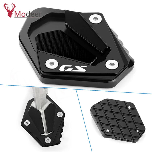For BMW F 900 GS F900GS F900 GS 2023- Motorcycle Accessories Aluminum Kickstand Pad Enlarger Extension Side Stand Plate