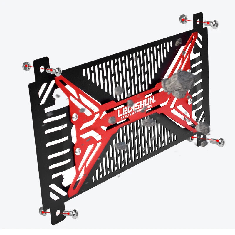 Motorcycle Radiator Grille Guard Cover Protector Radiator Guard compatible with Kawasaki Ninja650 (EX650K) Z650 (ER650H) 17-2024