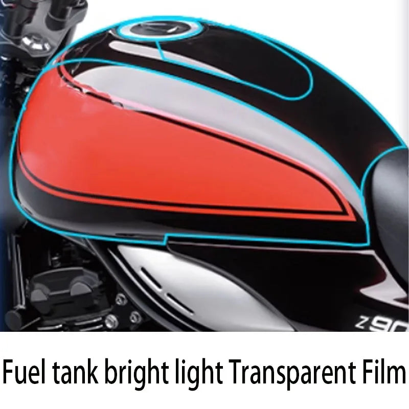 For Z900RS Stickers Invisible Clothing Waterproof Protective Film Fuel Tank Motorbike Retrofit Accessories