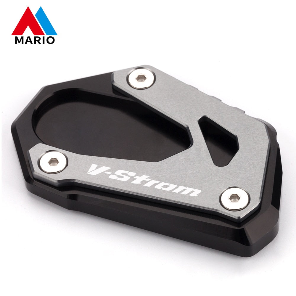 Motorcycle Foot Side Stand Enlarger Extension Kickstand Pad Plate Anti-slip For Suzuki V-Strom 1000 1050 VSTROM V Strom 1050XT