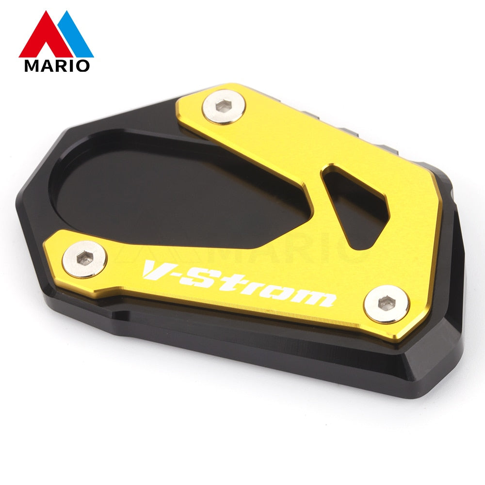 Motorcycle Foot Side Stand Enlarger Extension Kickstand Pad Plate Anti-slip For Suzuki V-Strom 1000 1050 VSTROM V Strom 1050XT
