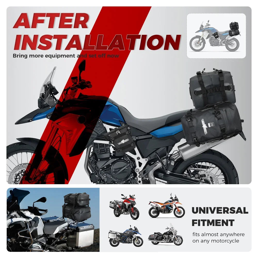 F750GS F850GS Tool Placement Travel Bag for BMW R1250GS R1200GS ADV Adventure Frame Crash Bar Waterproof Bags Bumper Accessories