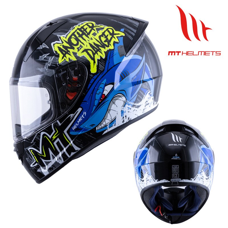 Unisex Retro Helmet MT Stinger Off-road Motorcycle Helmet Riding Full Face Helmet Motocross Helmet Capacete De Moto