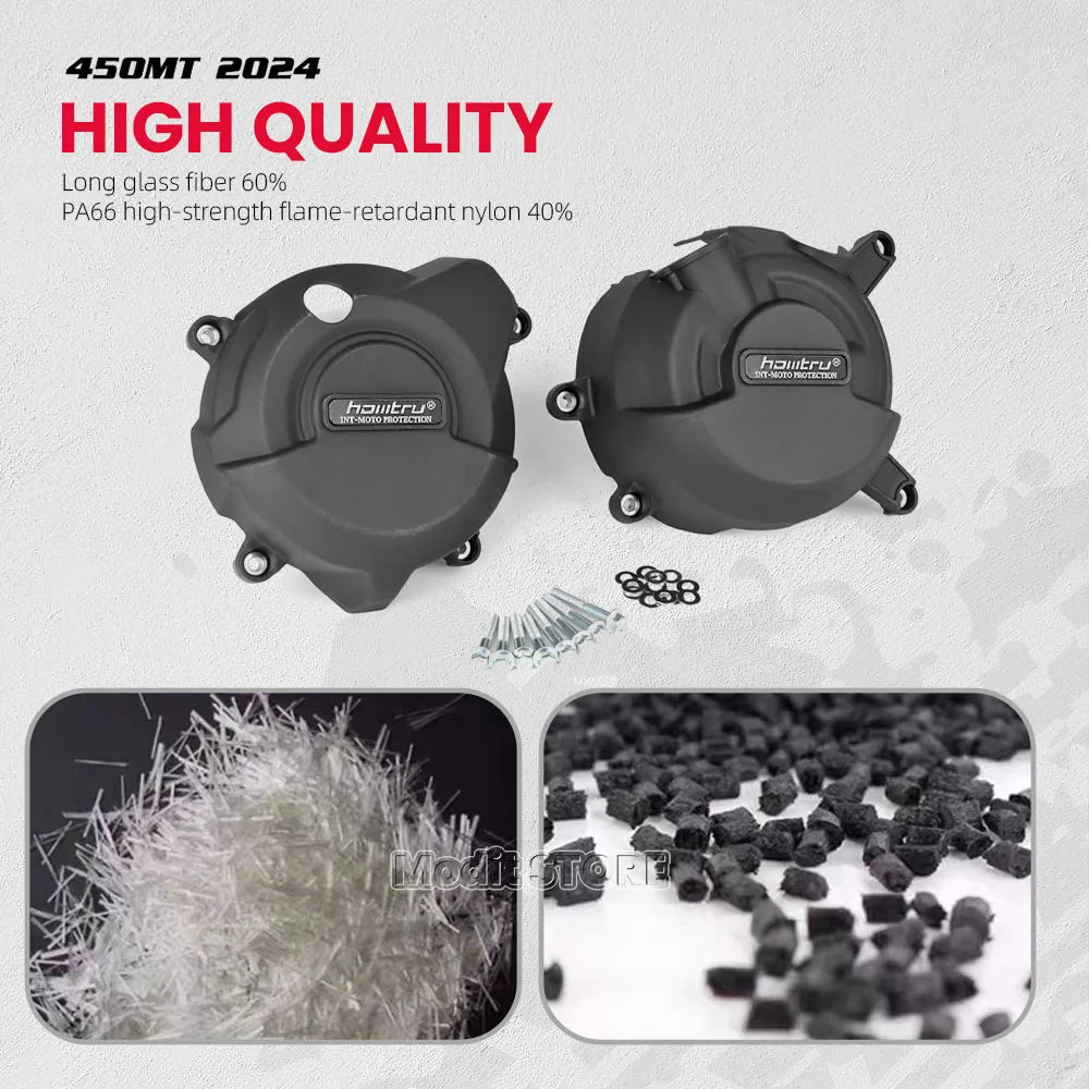 For CFMOTO 450MT 450 MT 450mt 2024 Motorcycle Accessories Engine Protective Cover Guard Protector Fall protection cover