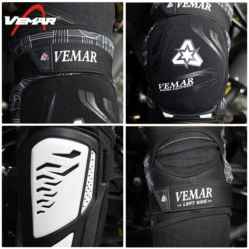 Vemar Motorcycle Knee Pad Protector Motorcyclist Knee Sliders Mtb Cycling Knee Pads Sport Kneepad Motocross Motorcycle Supplies