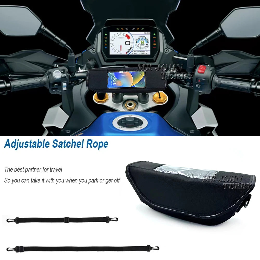 For HONDA XL750 Transalp XL 750 xl750 TRANSALP 2023 Motorcycle Accessories Storage Travel Tool bags Waterproof Handlebar Bag