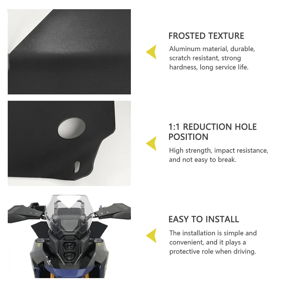 For v strom 800de 2023 new Motorcycle Windshield Side Screen Weather Protector V-STROM 800DE 2023 Accessories