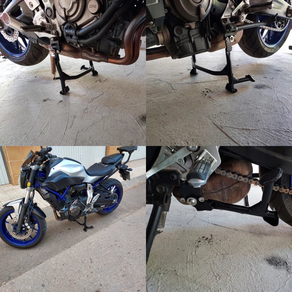 For Yamaha MT07 Moto Cage Tracer 700 Tracer700 Motorcycle Middle Kickstand Center Stand Central Parking Holder Support Bracket