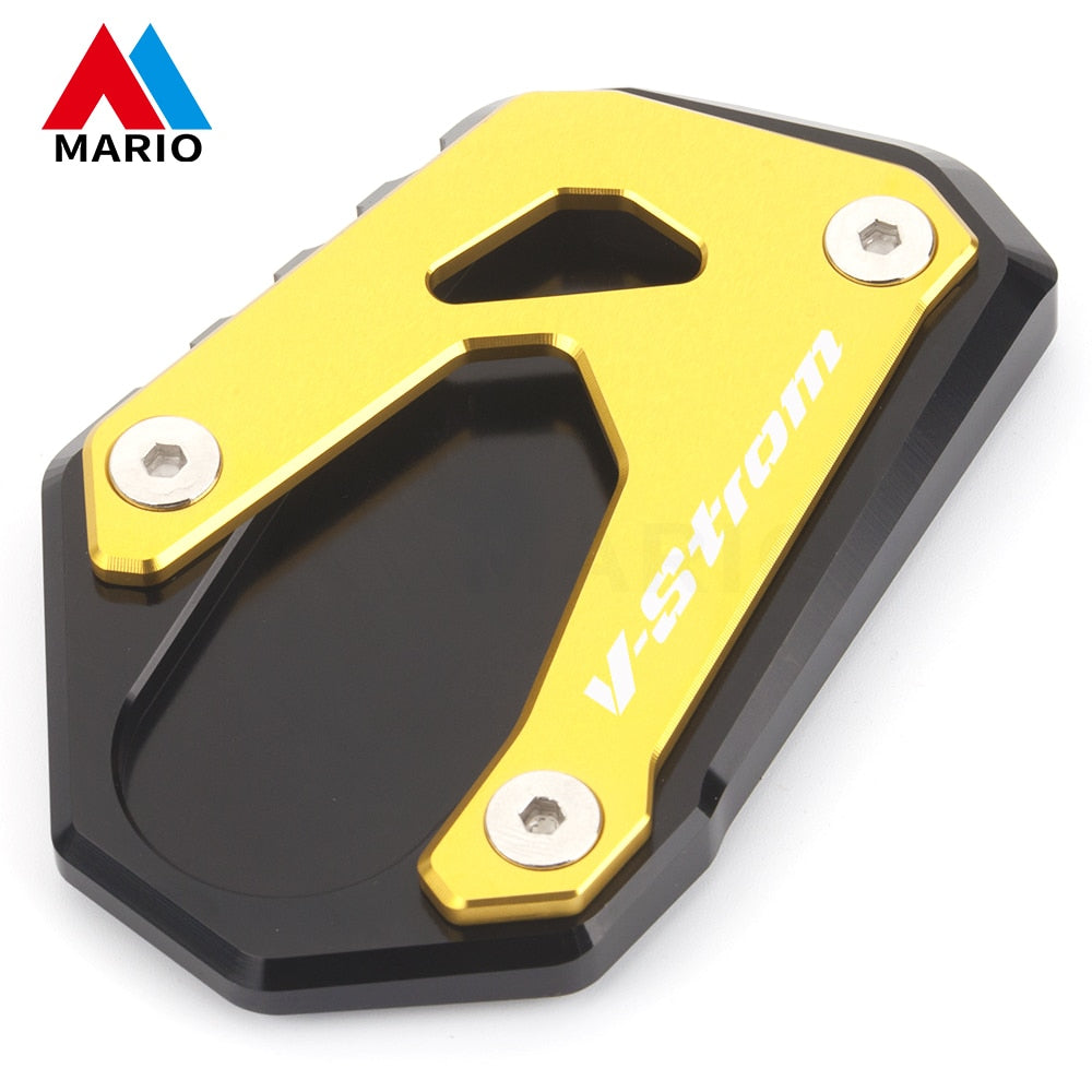 Motorcycle Foot Side Stand Enlarger Extension Kickstand Pad Plate Anti-slip For Suzuki V-Strom 1000 1050 VSTROM V Strom 1050XT
