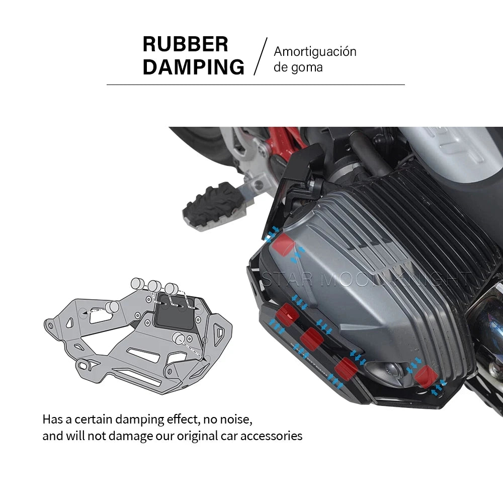 For BMW R1200GS LC Adventure 2012-2018 R1200R R1200RS R1200RT Motorcycle Engine Guard Cylinder Head Protector Cover