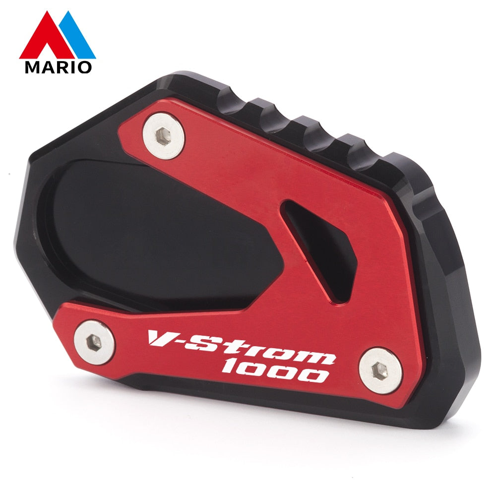 Motorcycle Foot Side Stand Enlarger Extension Kickstand Pad Plate Anti-slip For Suzuki V-Strom 1000 1050 VSTROM V Strom 1050XT