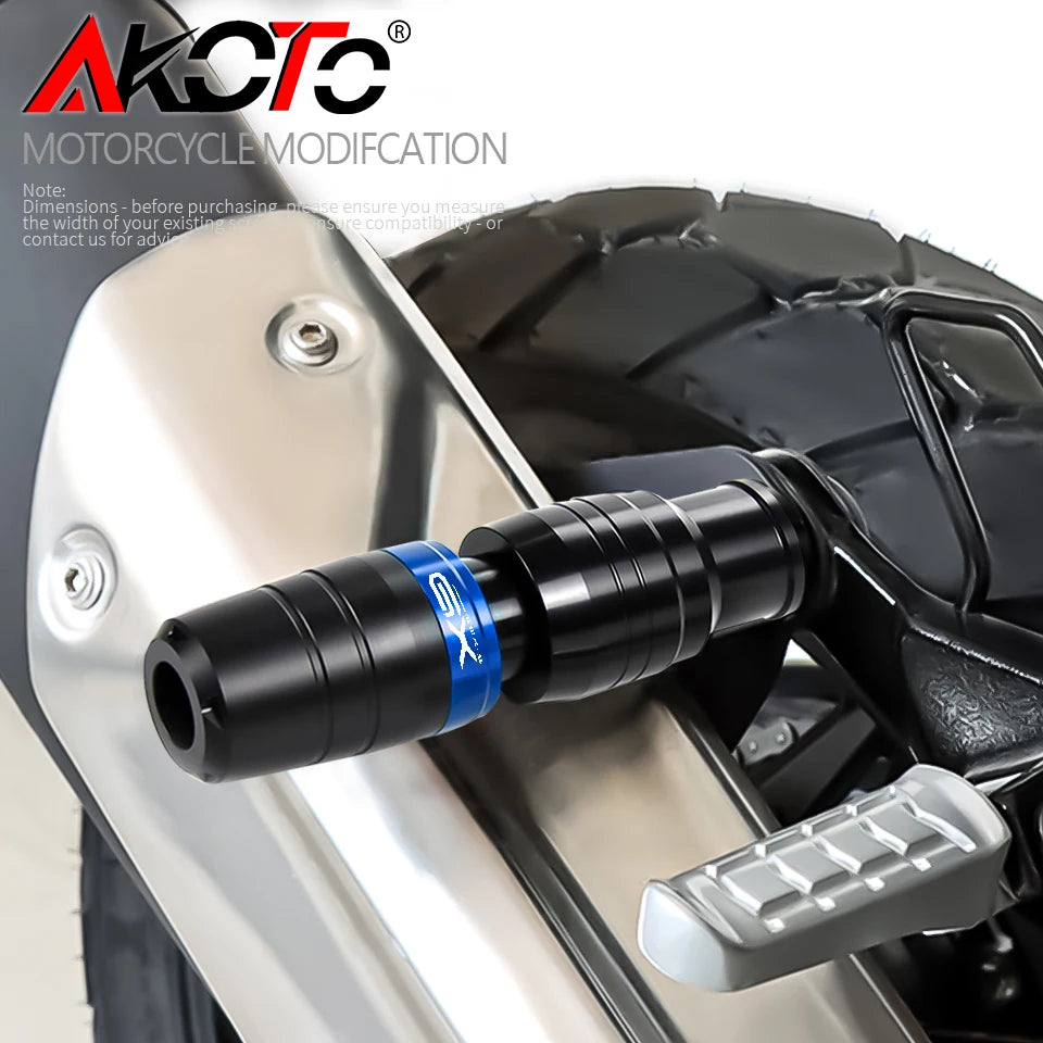 NEW Falling Protection For SUZUKI GSX-S GSXS 1000GX 1000 GX GSXS1000GX 2024+ Exhaust Sliders Crash Pad Protector Accessoires