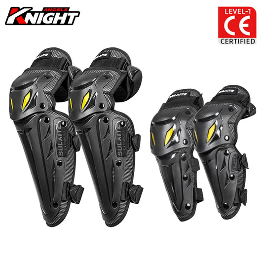 Motorcycle Knee Pad Elbow Protective Combo Knee Protector Equipment Gear Outdoor Sport Motocross Knee Pad Ventilate Four Seasons