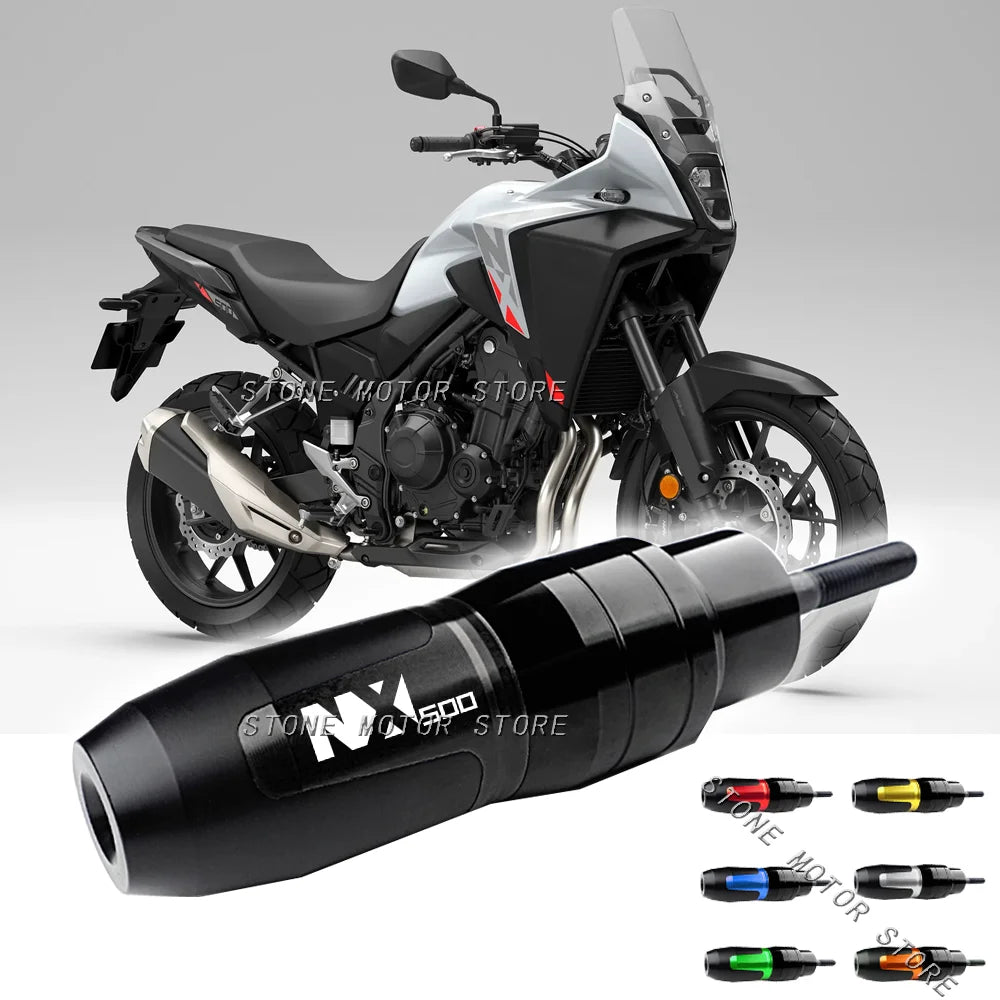 For Honda NX500 NX 500 2024 Motorcycle CNC Accessories Falling protection Exhaust Slider Crash pad slider