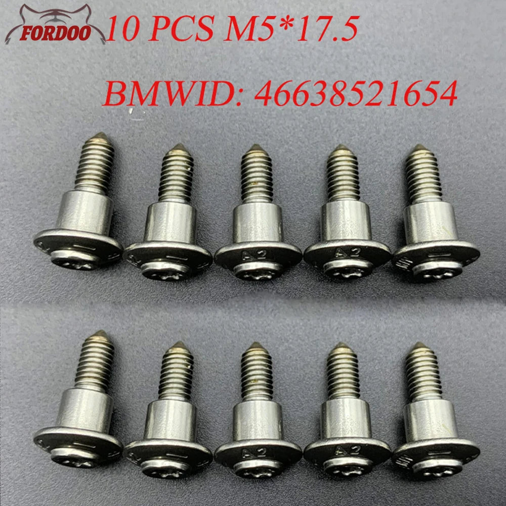 M5 For BMW Motorcycle Shell Stainless Steel Screws R1200GS R1250GS ADV R1200RT S1000XR RR S1000R C600 C650GT F900R F750GS F850GS