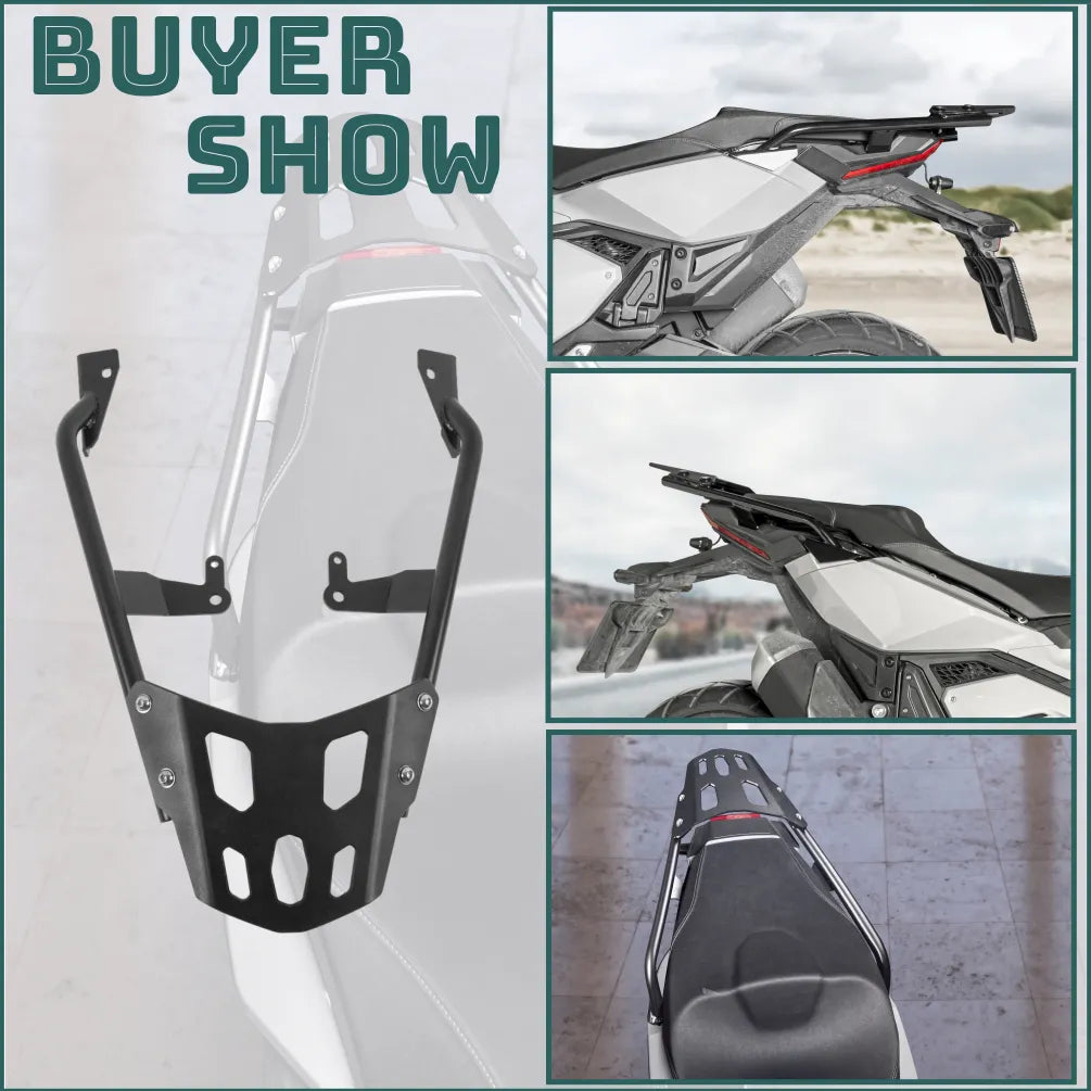 X-ADV750 Rear Luggage Cargo Rack Carrier Mount Backrest for Honda X-ADV XADV 750 2021 2022 2023 Motorcycle Shelf Holder Parts