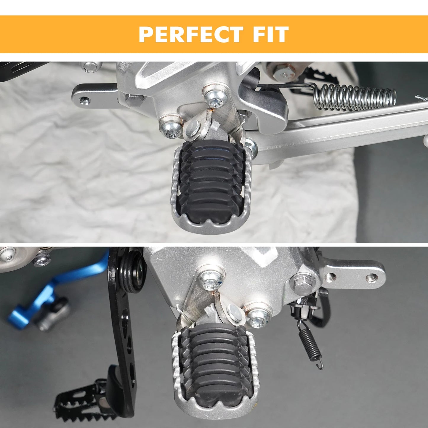 For 2022 Tenere 700 World Raid Footpegs Lower Bracket 20mm Lowering Footrests Mount Brackets for Yamaha Tenere 700 2019-2024