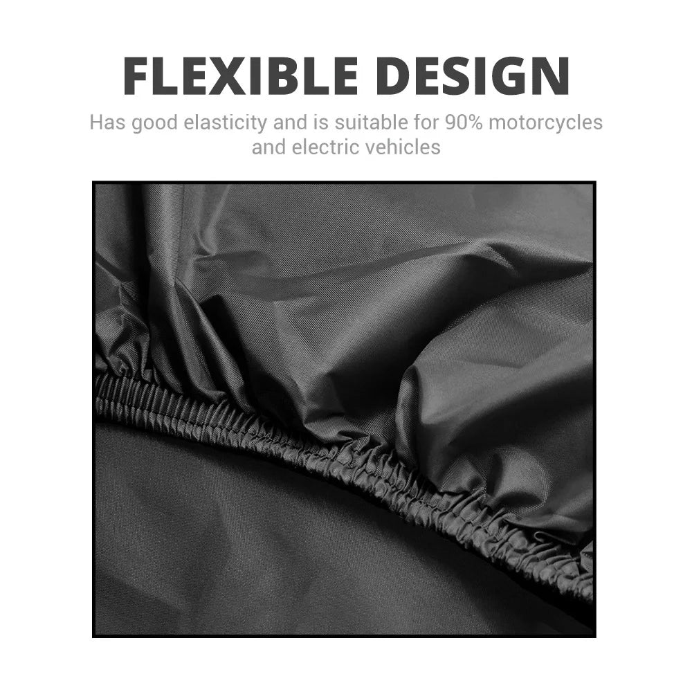 Motorcycle Cover Universal Waterproof Accessories Outdoor Sunscreen Rain For Scooter Bicycle Uv Dustproof Protective Cover M-4XL