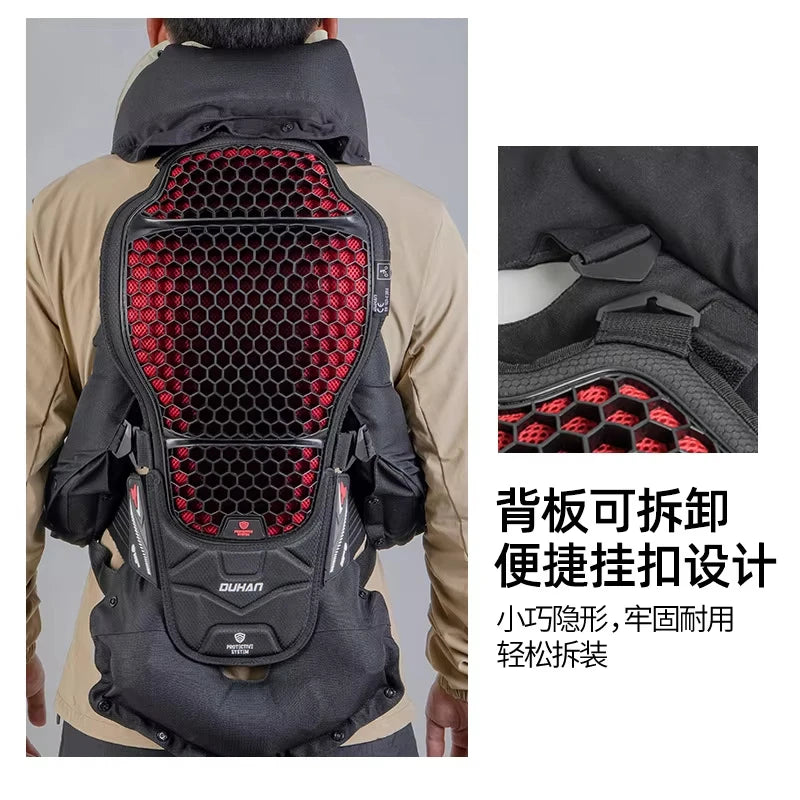 Motorcycle Riding Air-bag Vest CE Protective Gear Racing Safety Protection Jacket Reflective Motocross Airbag Suit Motorbike