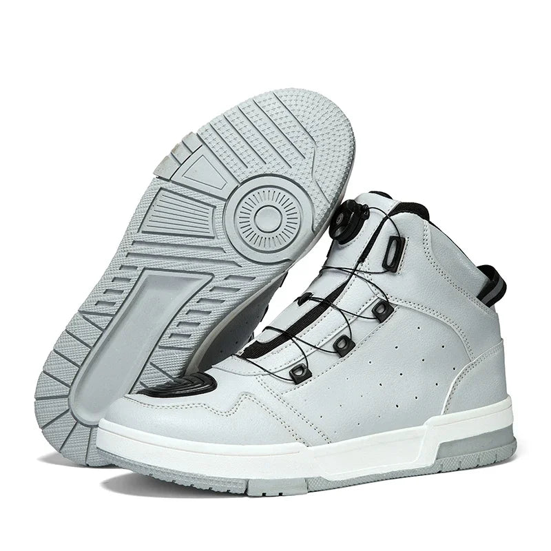 Summer New Motorcycle Boots Men Women Knight Outdoor Riding Anti-slip Spring Sneakers Shoes Bicycle Mountain Racing Road Speed