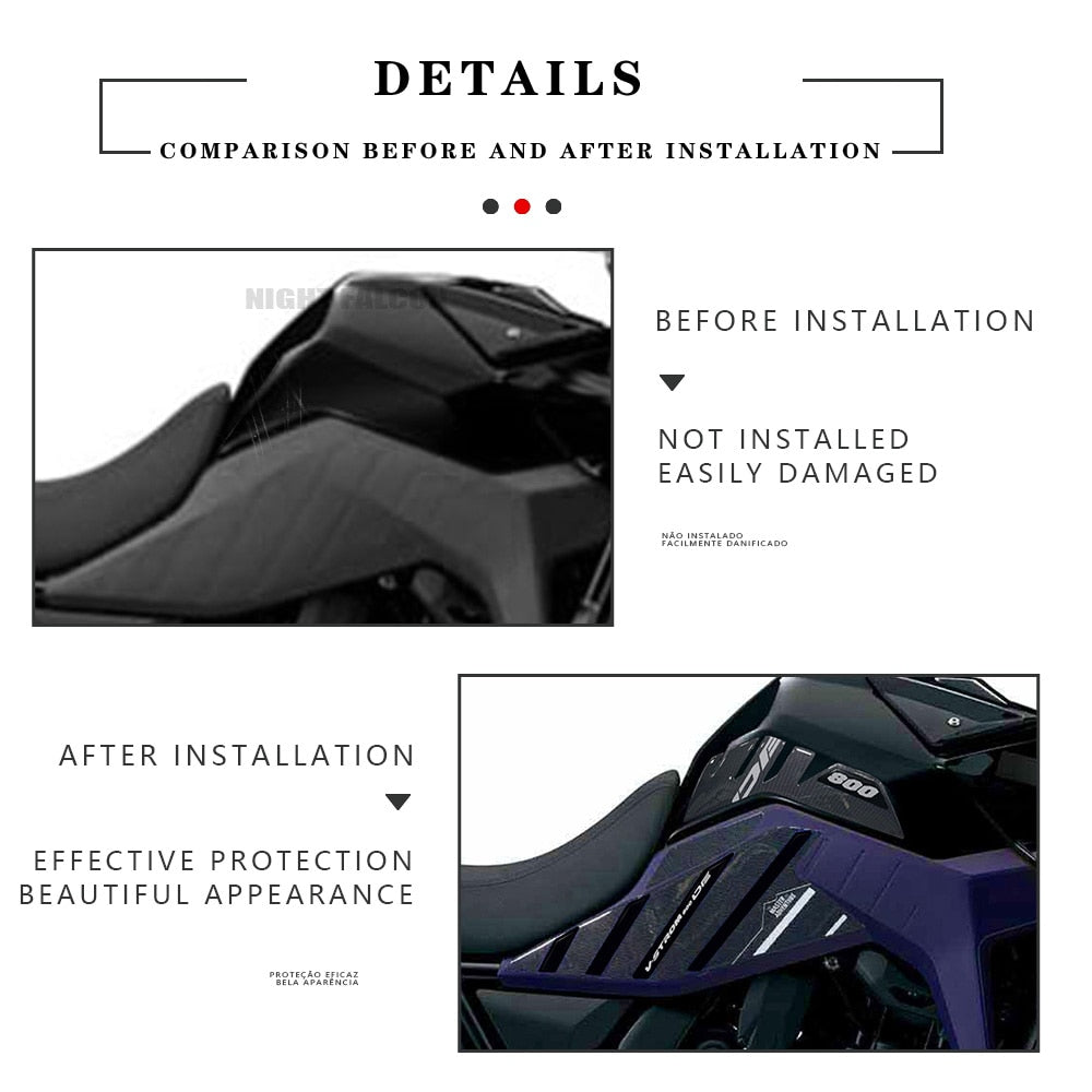v strom 800 de 2023 Motorcycle 3D Epoxy Resin Sticker protection decal stickers kit For Suzuki V-STROM 800DE V-Strom 800 DE 2023