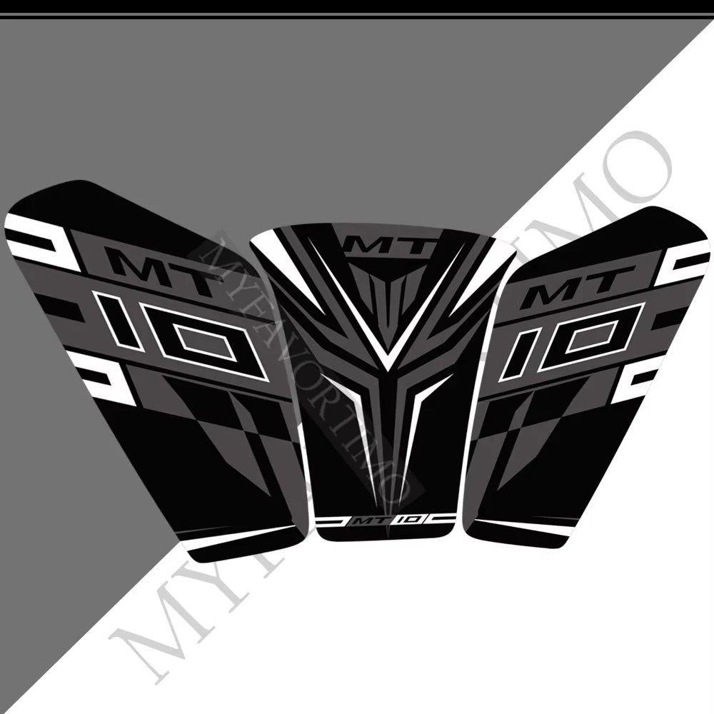 For Yamaha MT10 FZ moto Stickers Tank Pad Protector Fairing Fender Motorcycle Knee Decal Fuel MT-10 2016-2021