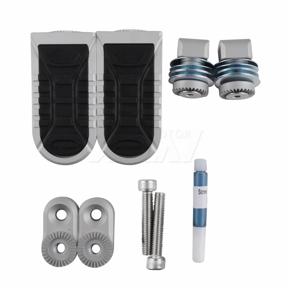 For BMW G650GS F700GS F750GS F800GS F850GS / ADV F650GS Twin / Daker Motorcycle Footrest Rotatable Rider Foot Pegs Rests Rear