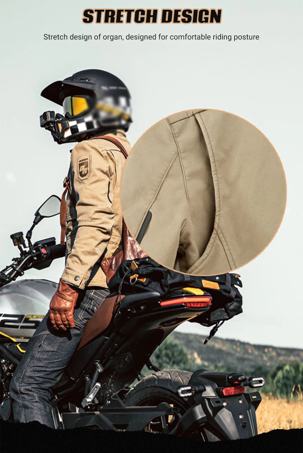 Waterproof Motorcycle Jackets CE Certified Protective Equipment Wear-resisting Breathable Motocross Chaqueta