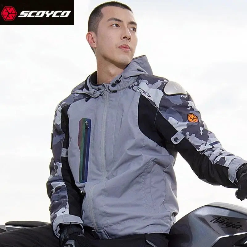 Motorcycle Jacket Men Summer Motocross Mesh Jacket CE Certified Racing Jacket Adventure Touring Biker Clothes Breathable