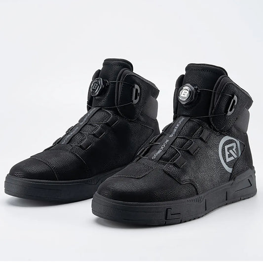 ROCKBROS Cycling Motorcycle Shoes Men Women Bike Shoes Flat Boots MTB Road Casual Sports Footwear Hiking Bicycle Sneakers