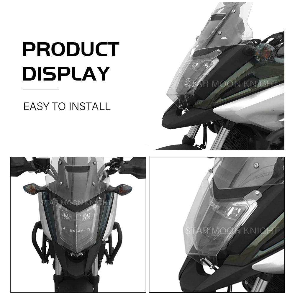 NEW Motorcycle Acrylic Headlight Protector Light Cover Protective Guard For Honda NC750X NC 750 X 2016 - 2018 2019 2020