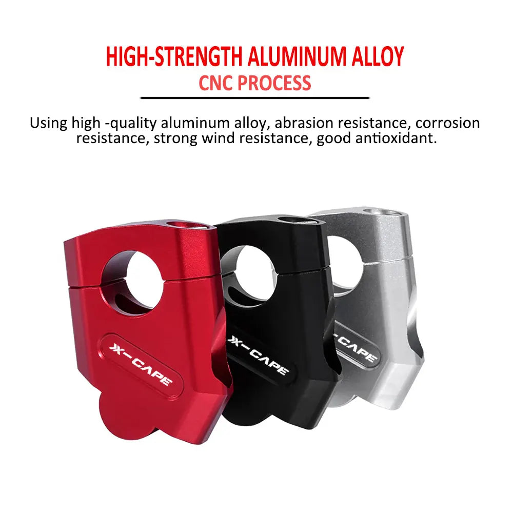 For XCape X Cape 650 2022 2023 Motorcycle Handlebar Riser Motocross Heightening Clamp Mount X-Cape 650 Accessories