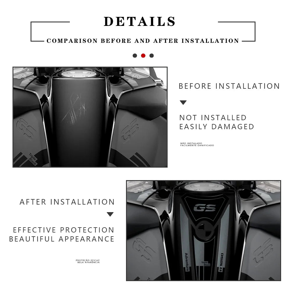 r1250 gs 2023 Motorcycle 3D Epoxy Resin Sticker Kit For BMW R 1250 GS Adventure Triple Black 2023 R1250 GS Adventure