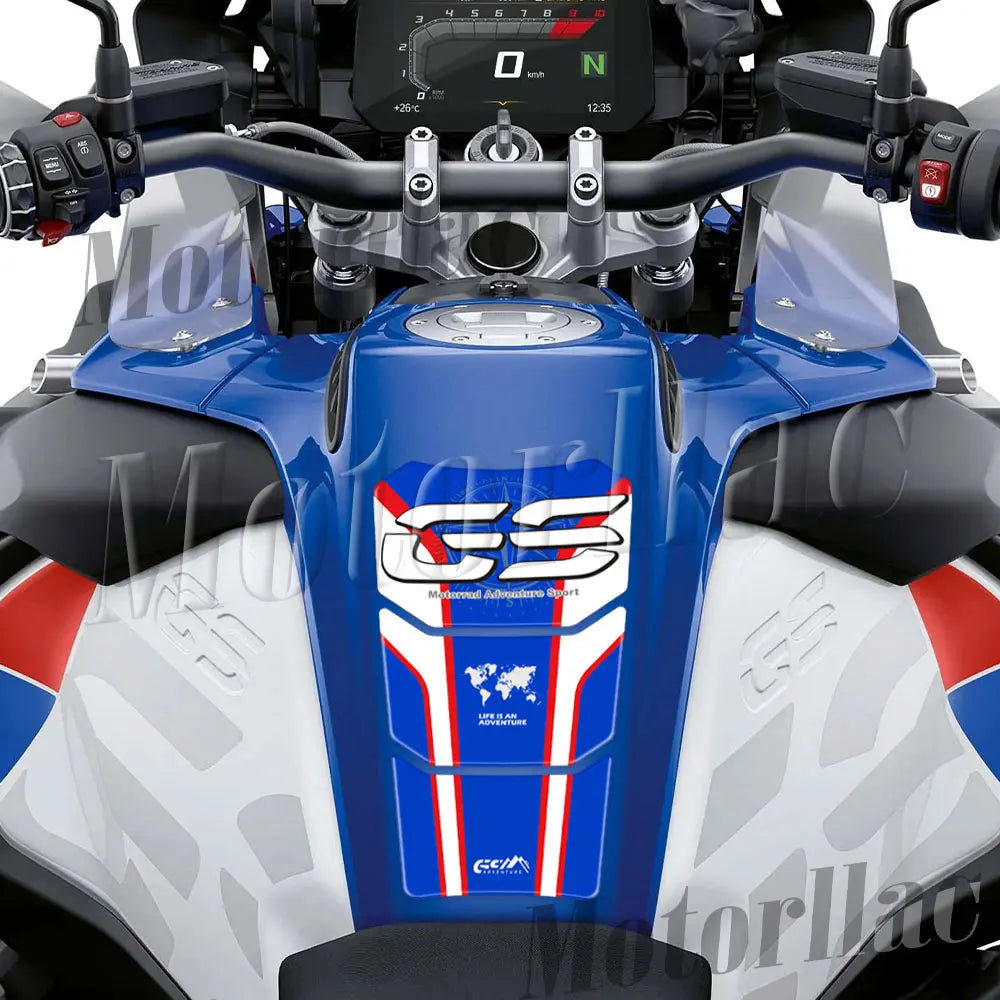 3D R 1200/1250 GS Adv Tank Pad Stickers Gas Tank Protection Decals For BMW R1250GS Adventure 2019-23 R1200GS Adv LC 2014-19