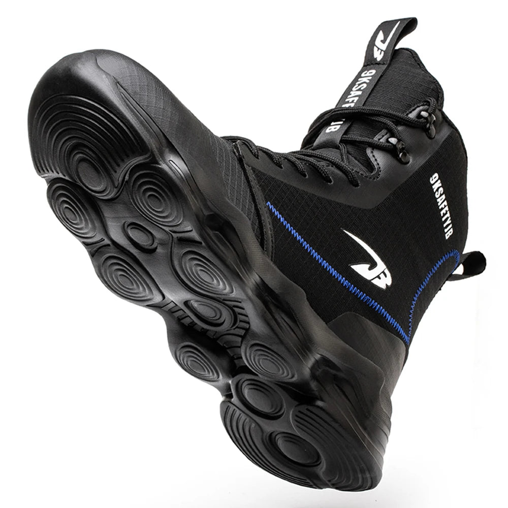 Motorcycle Boots Men Motorbike Riding Boots Four Seasons Motorcycle Shoes Men Work Safety Shoes Waterproof Botas Moto