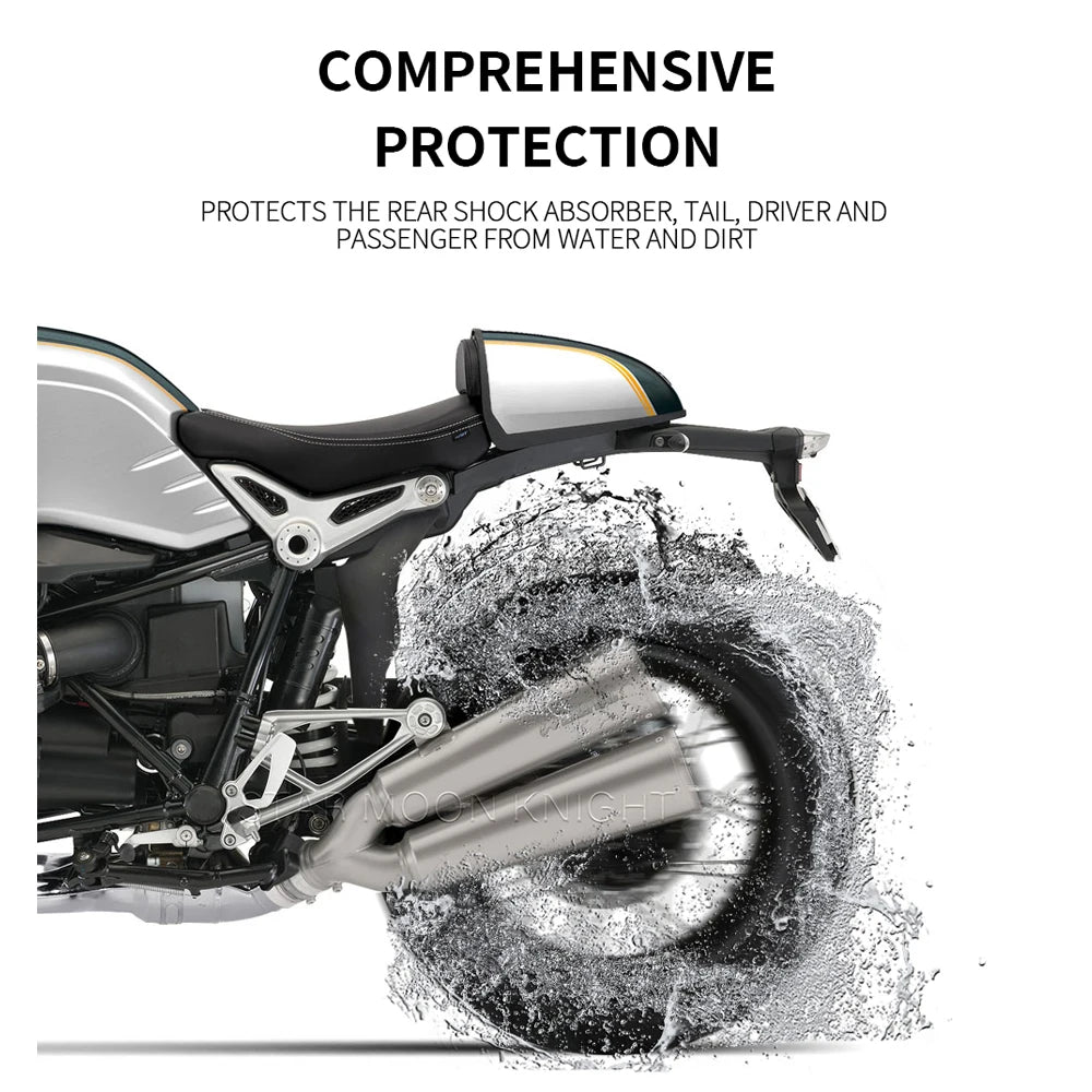 Inner Fender For BMW R nine T R nineT R9T RnineT Pure Racer Scrambler Urban ABS plastic Splash Guard Rear Mudguard Shock Shield