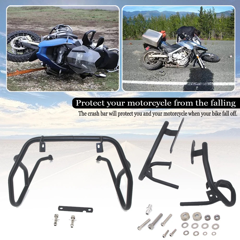 Crash Bars Bumpers For BMW G310GS G310R 2017-2020 2021 G310 GS G310 R G 310R Motorcycle Engine Guard Tank protector Upper Cover