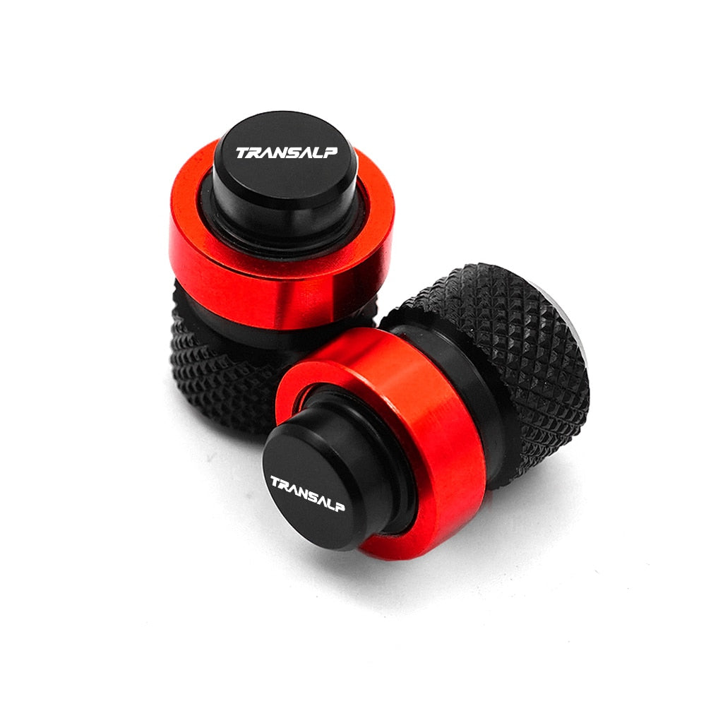 Motorcycle Accessorie Wheel Tire Valve Stem Caps For HONDA TRANSALP 600 650 700 XLV Transalp CNC Airtight Covers new motorbike