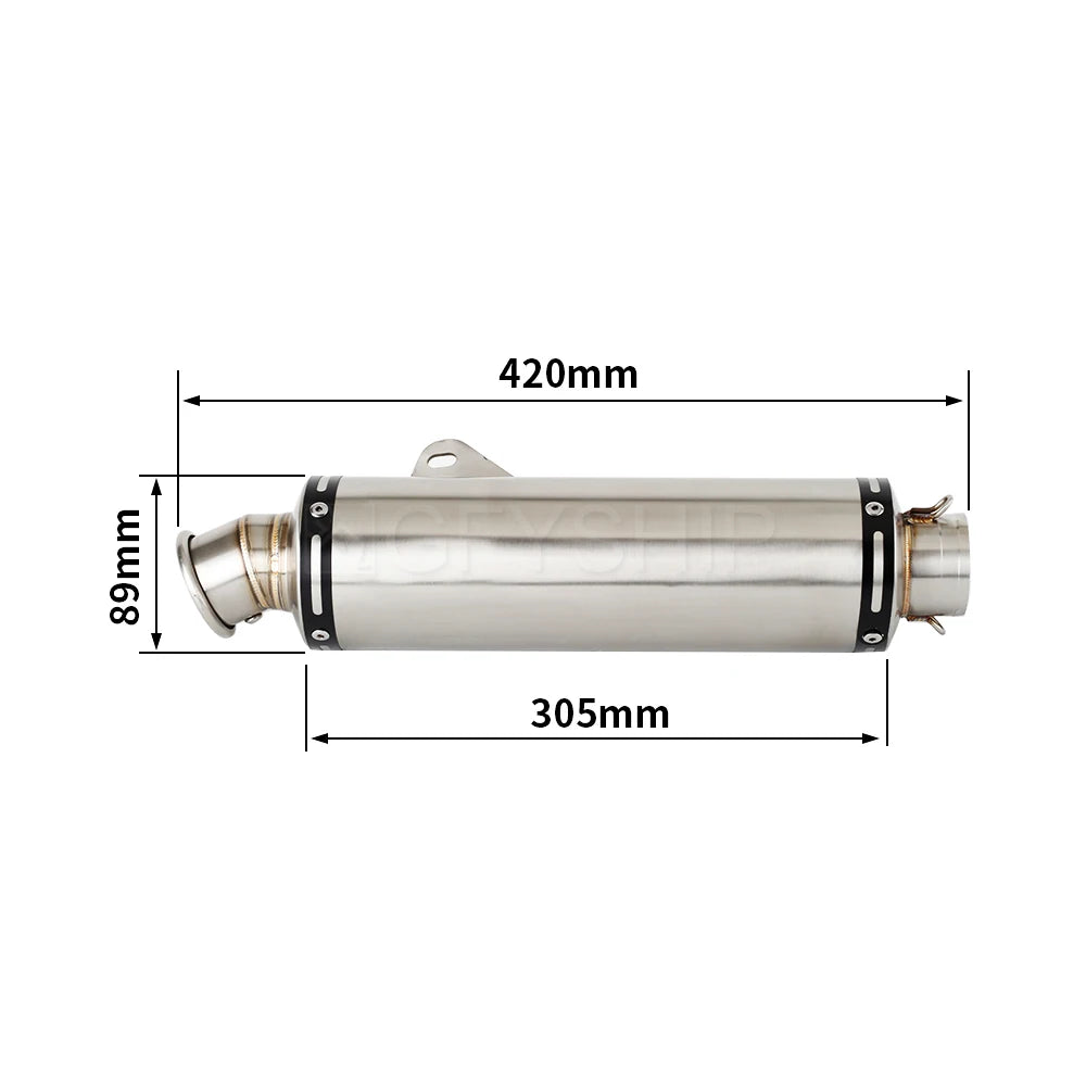 For Yamaha Tenere 700 2019 2020 2021 2022 2023 T7 T700 XTZ 690 700 Escape Slip-on Motorcycle High Position Exhaust Muffler Pipe