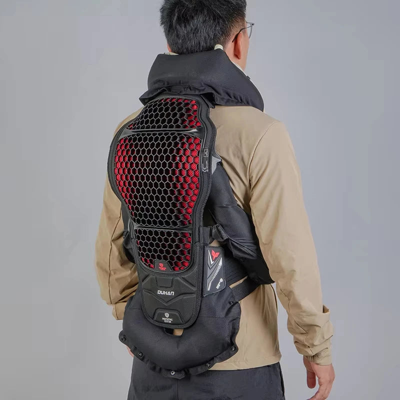 Motorcycle Riding Air-bag Vest CE Protective Gear Racing Safety Protection Jacket Reflective Motocross Airbag Suit Motorbike